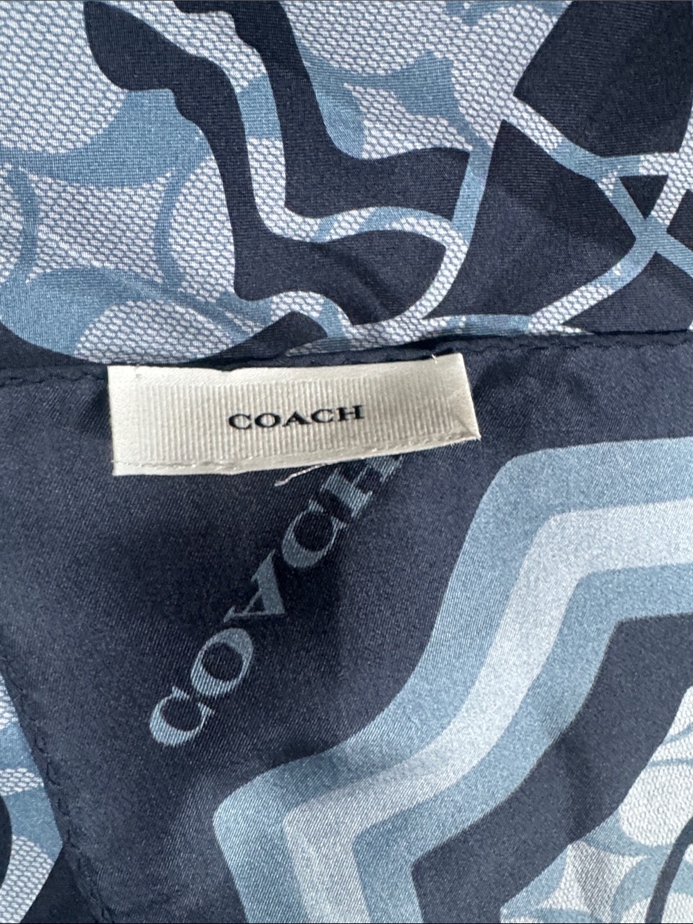 Coach Horse and Carriage Silk Scarf - Picture 4 of 5
